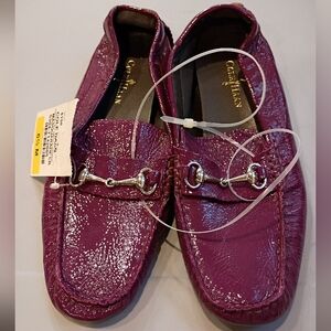 💜 NWT Cole Haan Ashley Masquerade Purple Patent Loafers 6.5